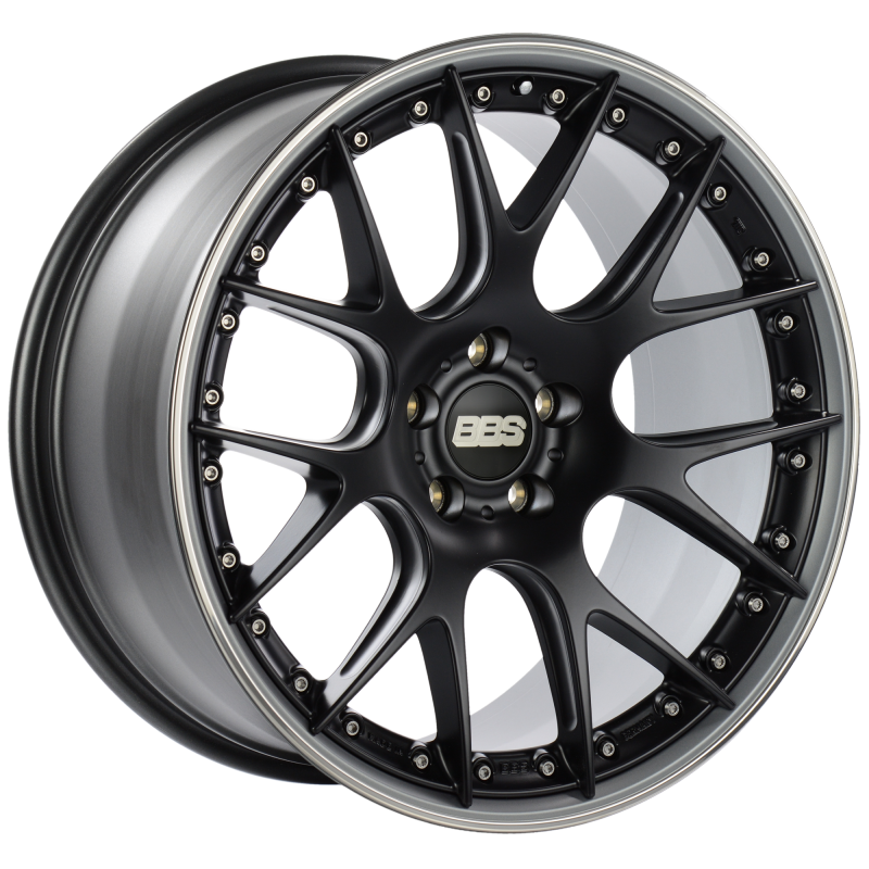Ls Ss Rim BBS CH-RII 21x10.5 5x120 ET35 Satin Black Center Platinum Lip SS Rim P