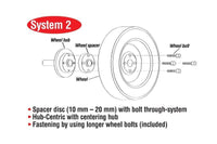 Eibach Pro-Spacer System 30mm Spacers (2) / 5x112 BP / 66.5 CB For 04-08 Chrysler Crossfire