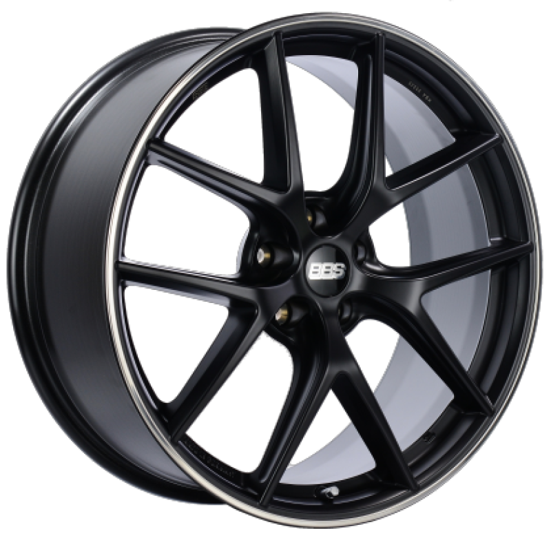 BBS CI-R 19x8.5 5x114.3 ET36 Satin Black Rim Protector Wheel - 82mm PF