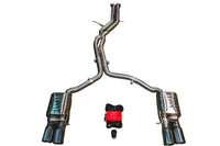 2010-2016 Audi B8, B8.5 S4, S5 3.0, 4.2L Catback T304 Stainless Steel Burnt 3.5 Inch Outlet Tips Valvetronic Designs