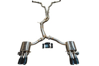 2018-2024 Audi B9 S4,S5 3.0L Catback T304 Stainless Steel Burnt 3.5 Inch Outlet Tips Valvetronic Designs