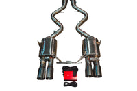 08-2011 BMW E90,E92 M3 4.0L Axleback T304 Stainless Steel Burnt 3.5 Inch Outlet Tips Valvetronic Designs