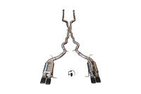 2011-2016 BMW F10 M5 4.4L Catback T304 Stainless Steel Burnt 3.5 Inch Outlet Tips Valvetronic Designs