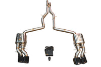 2011-2018 Mercedes-AMG CLS 63 4.0L, Catback T304 Stainless Steel Black Bespoke OEM Style Valvetronic Tips Valvetronic Designs
