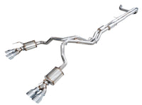 AWE Tuning 2021+ Cadillac Escalade 6.2L ESV 0FG Dual Exit Exhaust System w/ 5in Chrome Silver Tips