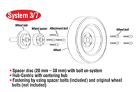 Eibach Pro-Spacer 15mm Spacer / 5x112 Bolt Pattern / Hub 66.5 for 08-11 Audi S5 / 09 Q5 / 09-11 A4