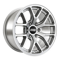 BBS TS-P 18x9in - 6x139.7 - 106.1 CB - ET12 - Satin Silver Wheel