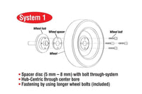 Eibach Pro-Spacer 10mm Spacer / Bolt Pattern 5x112 / Hub Center 66.5 for 05-10 Mercedes-Benz CLS